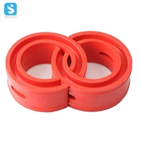 Red spring shock absorber rubber shock absorber